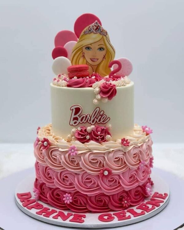 Shop Stunning 2-Layer Barbie Doll Cakes Online - Swift Delivery Guaranteed!